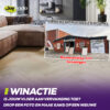 Weg met je oude vloer! Win 30m² laminaat inclusief ondervloer en plinten